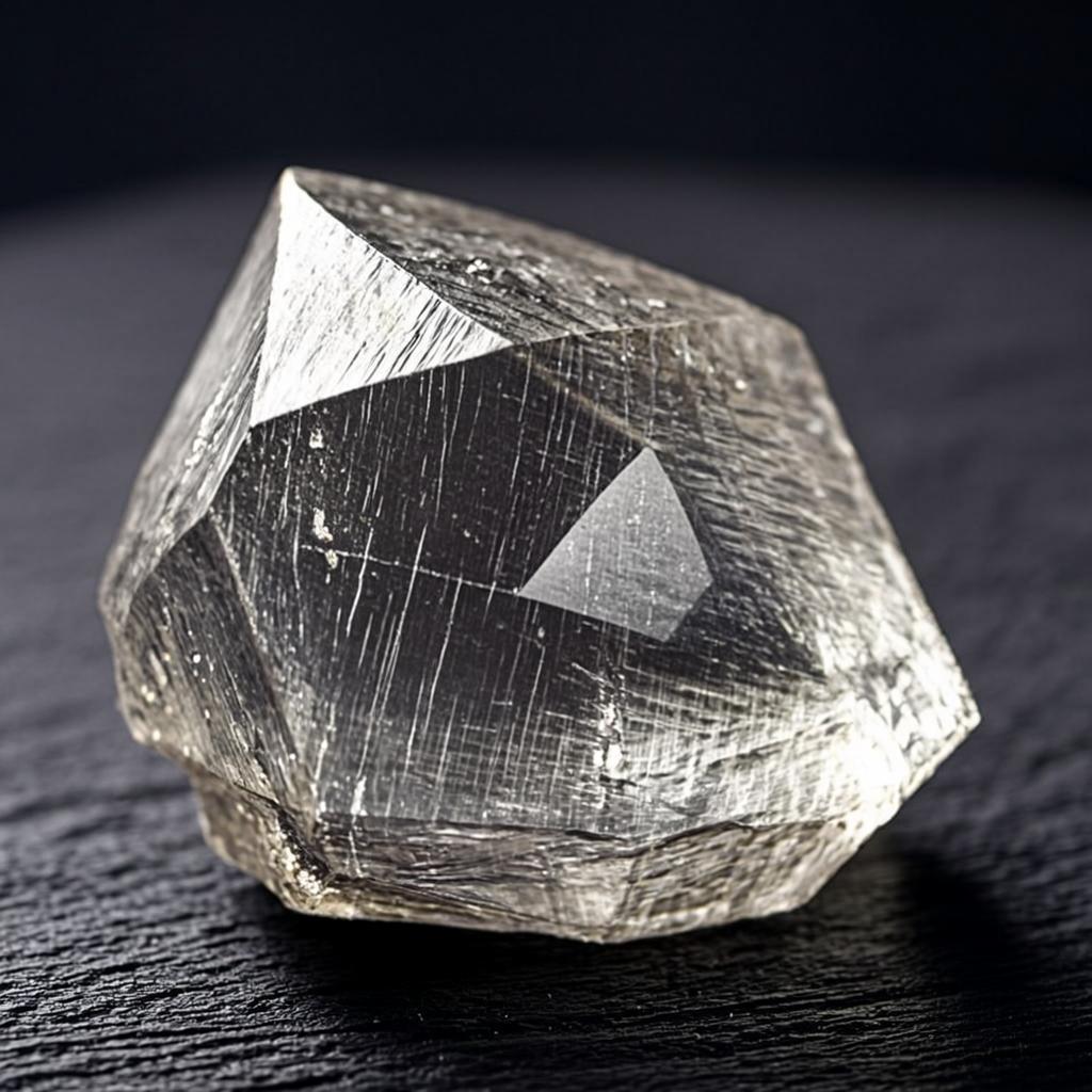 A natural rough diamond crystal